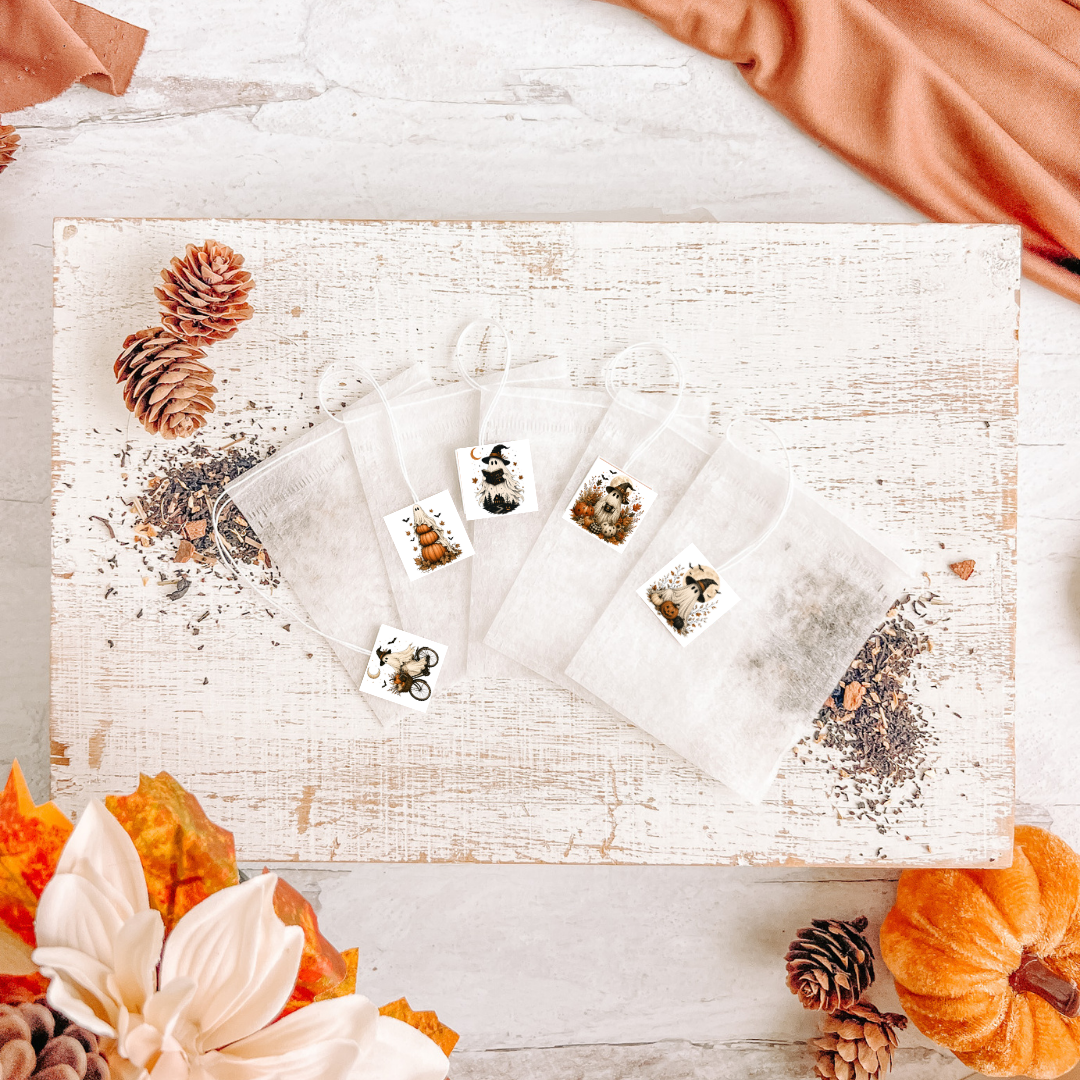 Cozy Little Ghosts Plant-Based Tea Filter Bags | 30 Count
