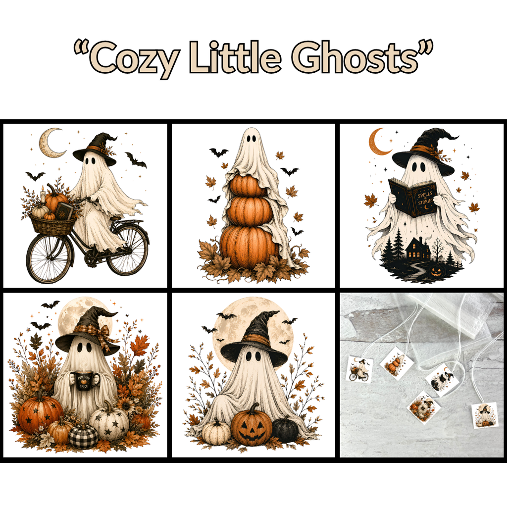 Cozy Little Ghosts Plant-Based Tea Filter Bags | 30 Count